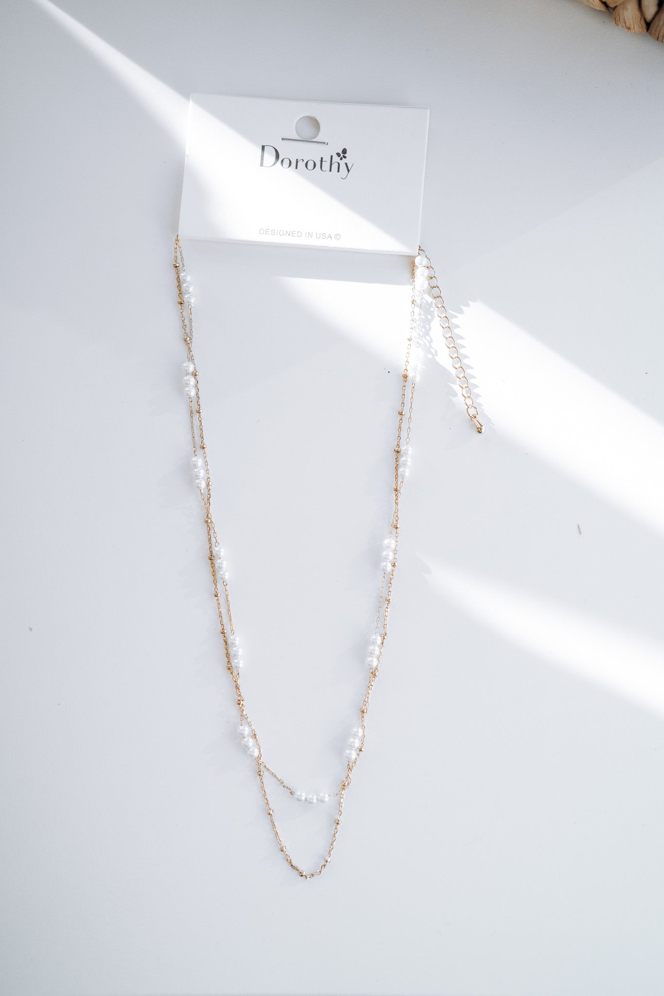 Dainty Pearl Layered Necklace