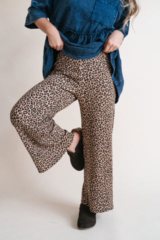 Wildly Relaxed Leopard Print Bottom