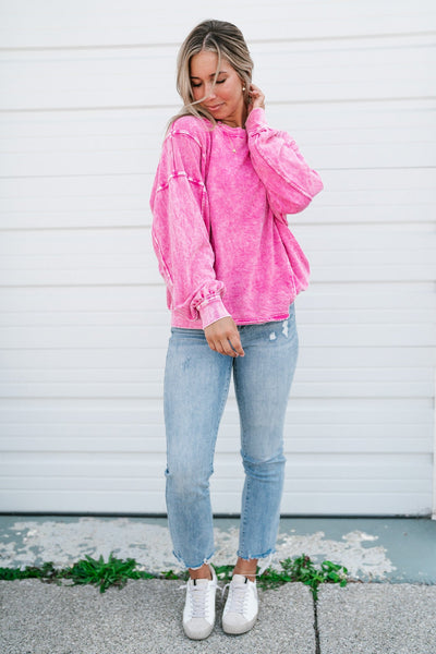 Ashley Mineral Wash Crewneck