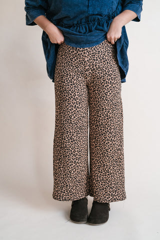 Wildly Relaxed Leopard Print Bottom