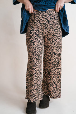 Wildly Relaxed Leopard Print Bottom