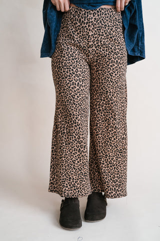Wildly Relaxed Leopard Print Bottom