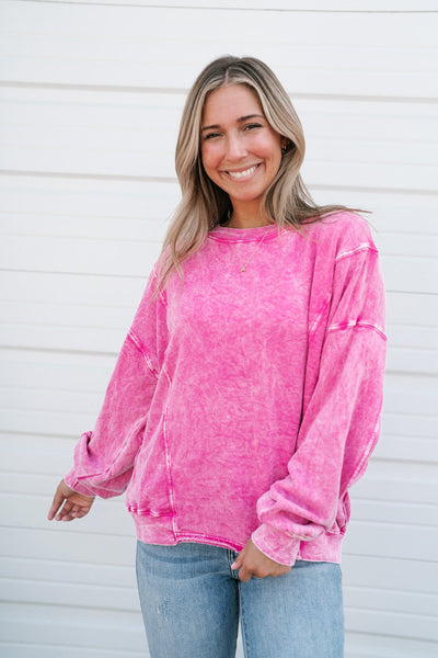 Ashley Mineral Wash Crewneck