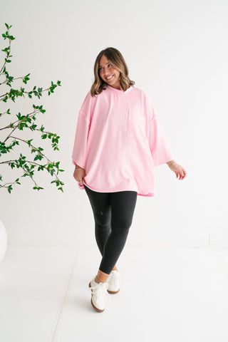 Forever Ideal Ribbed Top - Pink