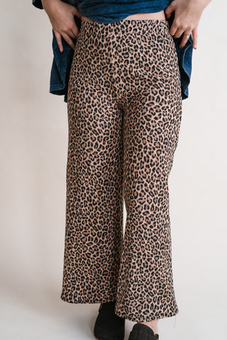 Wildly Relaxed Leopard Print Bottom