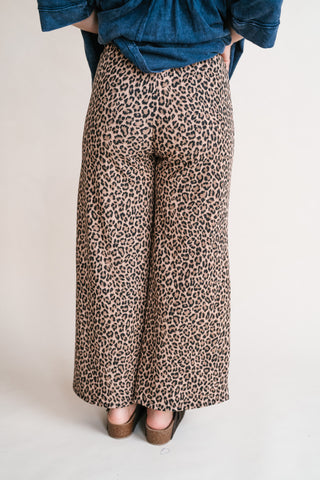Wildly Relaxed Leopard Print Bottom