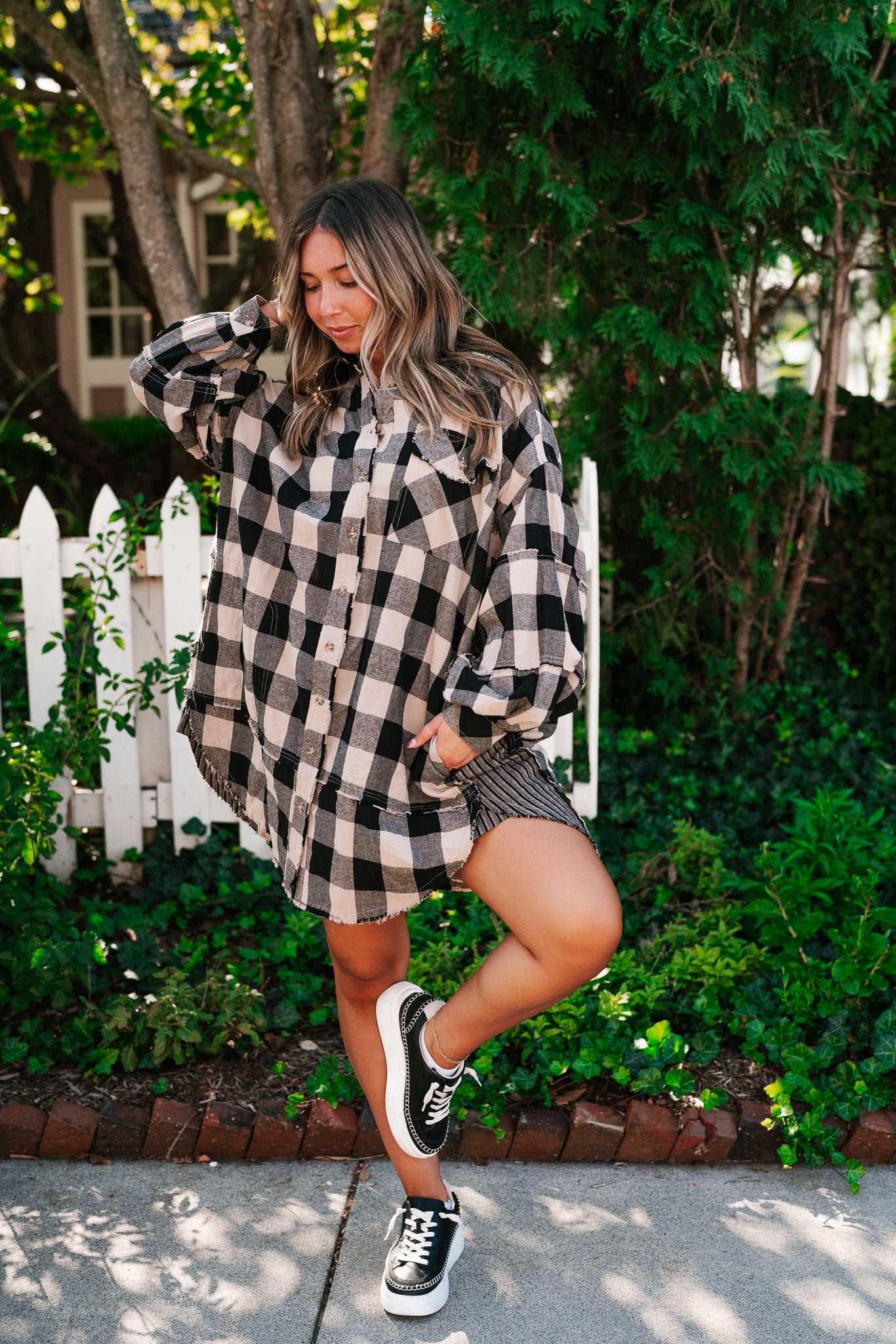 Mocha Lovers Oversized Flannel