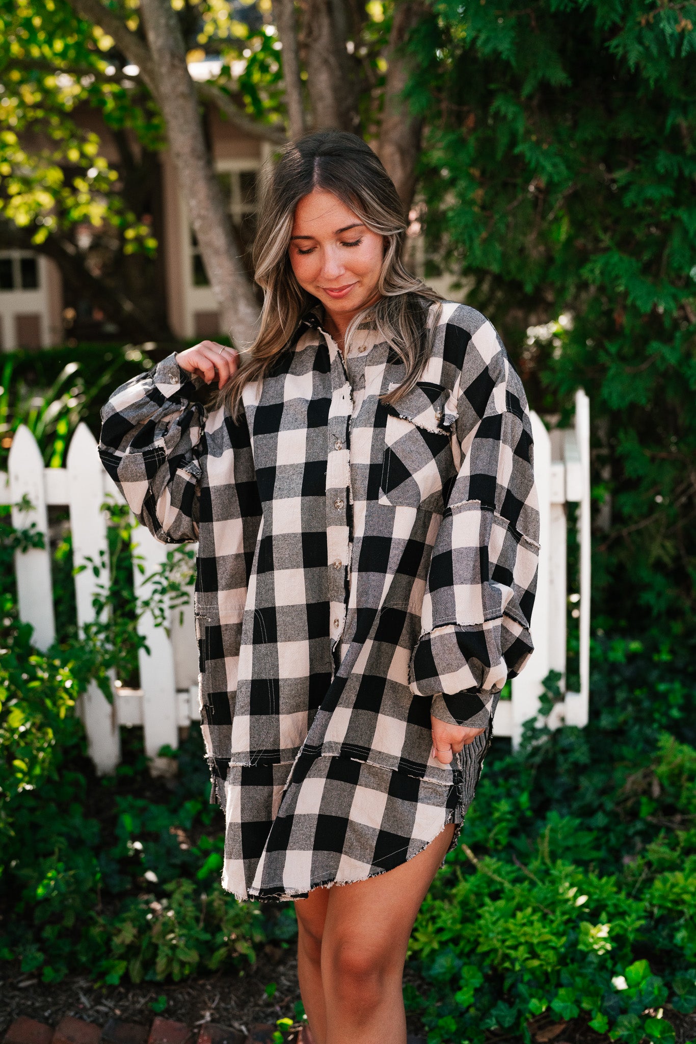 Mocha Lovers Oversized Flannel