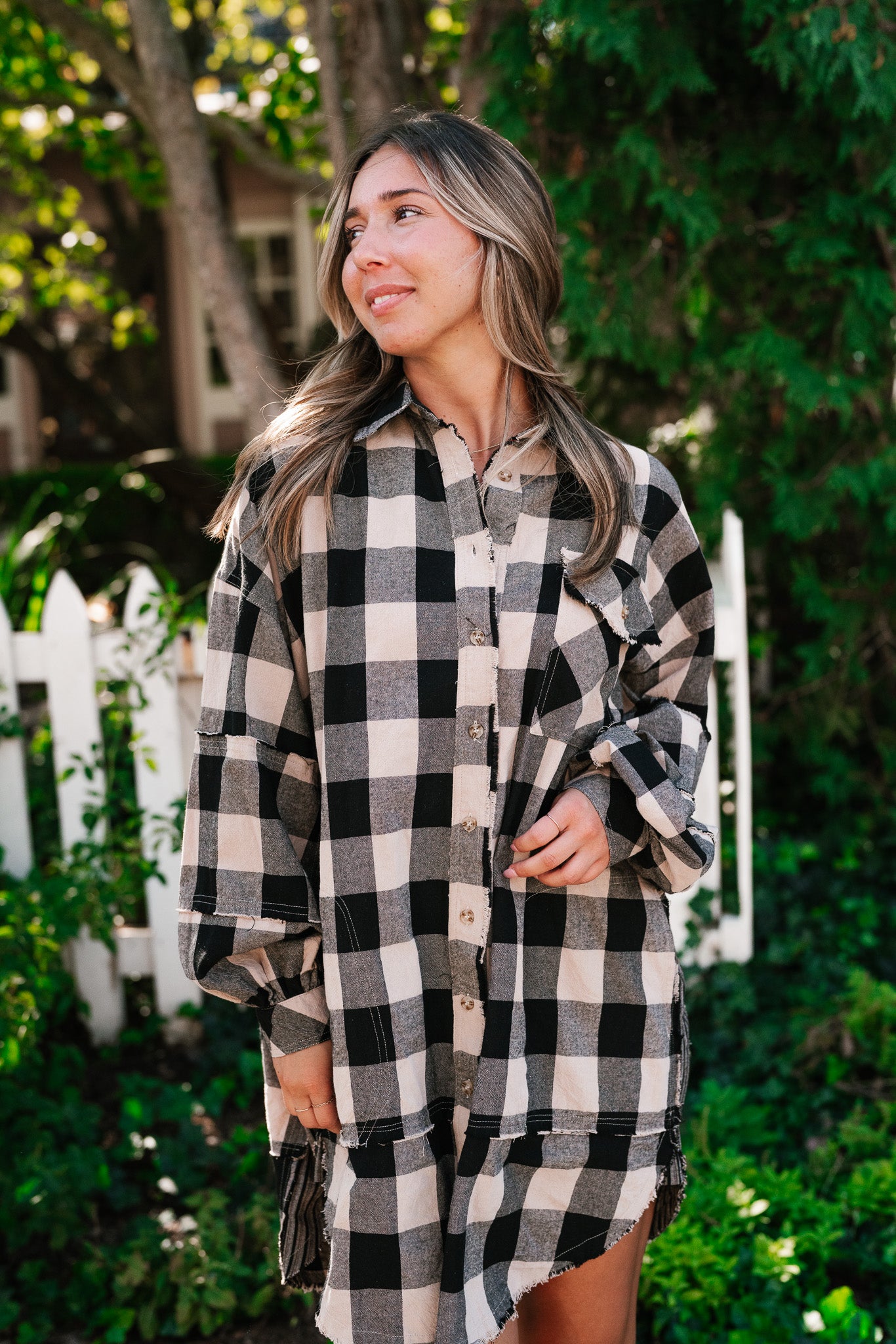 Mocha Lovers Oversized Flannel