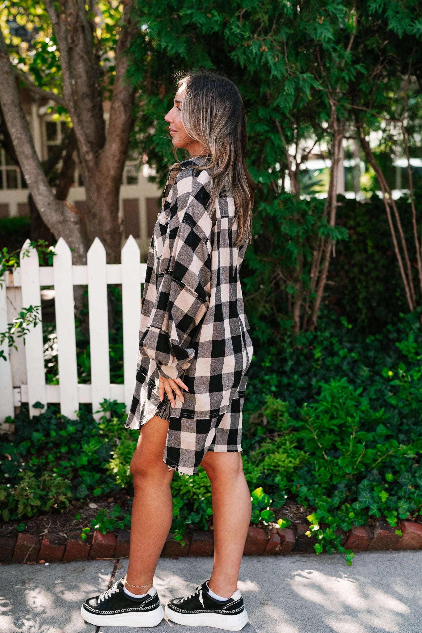 Mocha Lovers Oversized Flannel