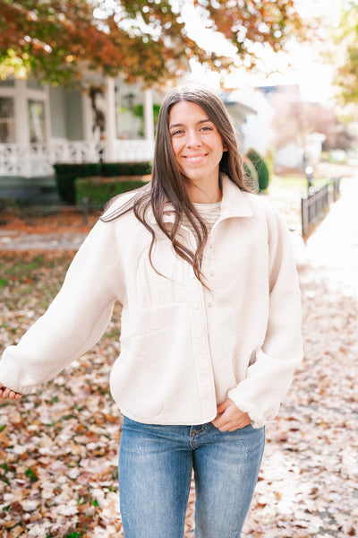 Diana Snap Button Fleece Jacket