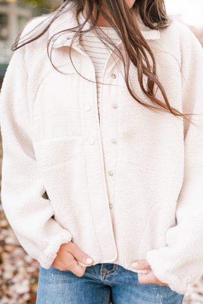 Diana Snap Button Fleece Jacket