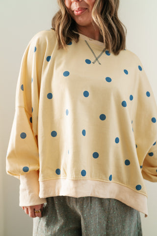 Elise Dotted Relaxed Fit Blouse
