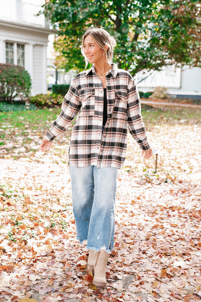 Autumn Love Flannel Top