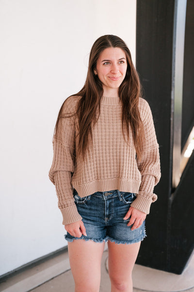 Day One Sweater - Taupe