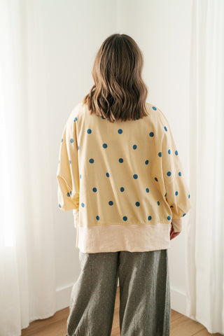 Elise Dotted Relaxed Fit Blouse