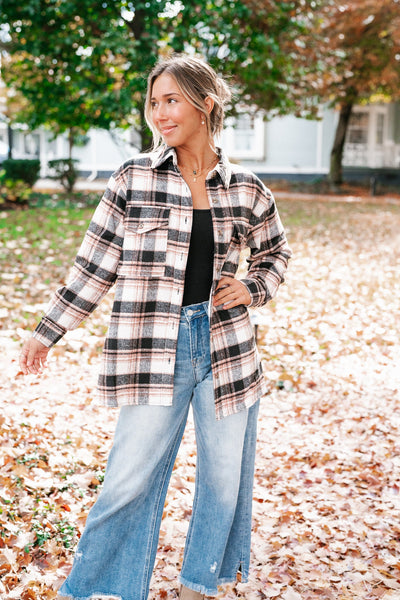Autumn Love Flannel Top