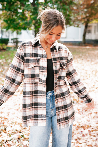 Autumn Love Flannel Top