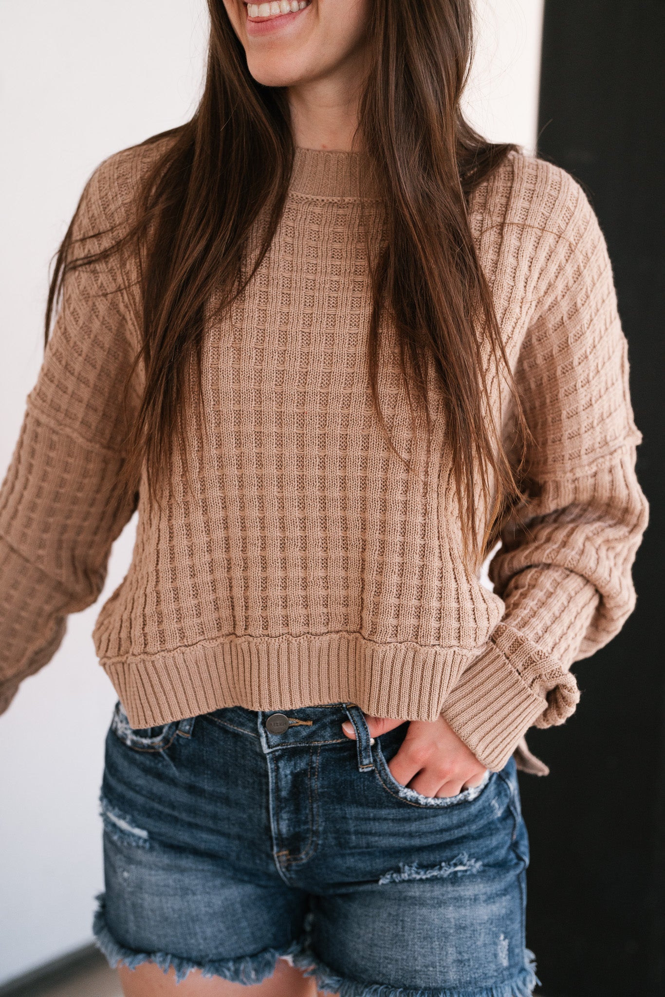 Day One Sweater - Taupe