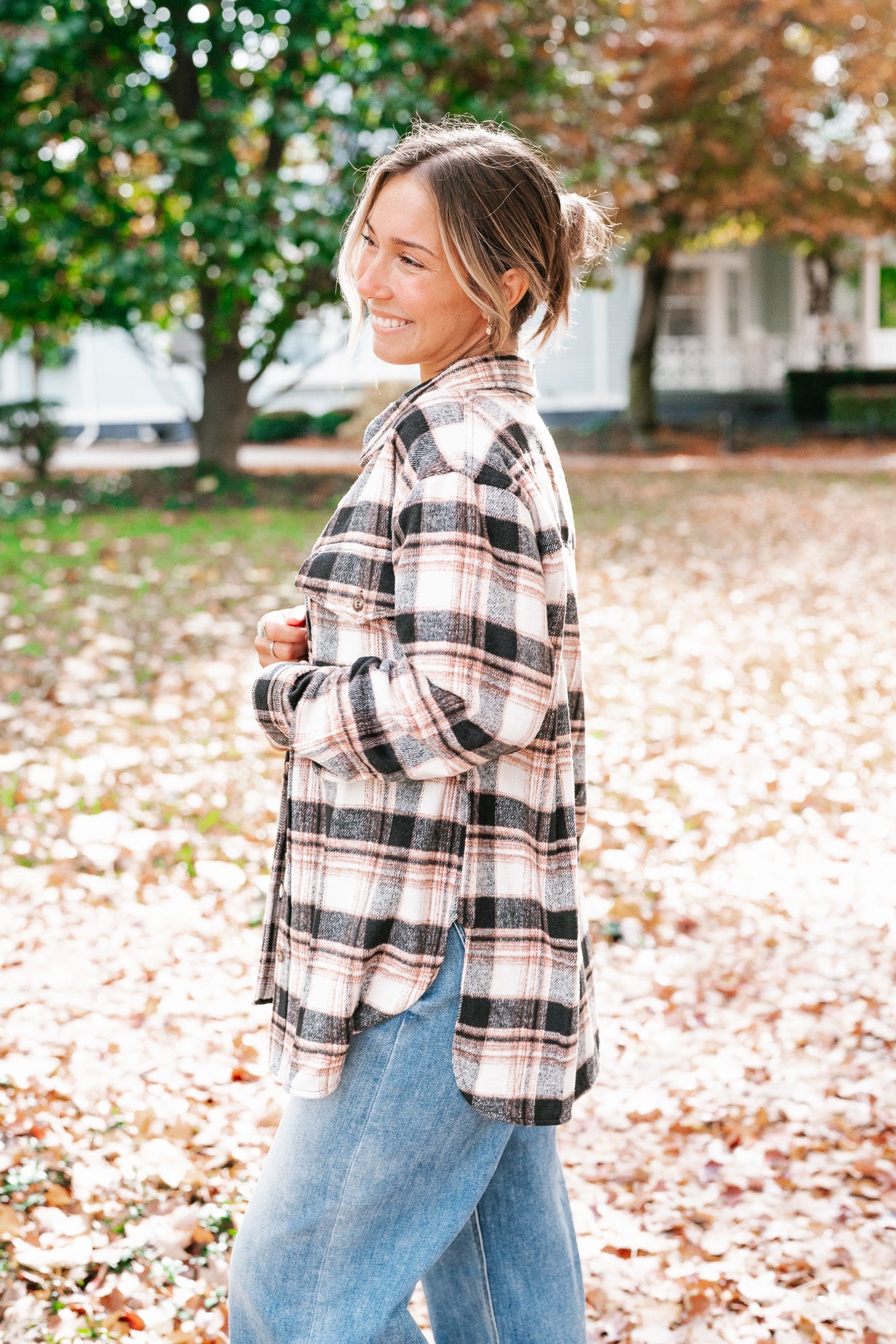 Autumn Love Flannel Top
