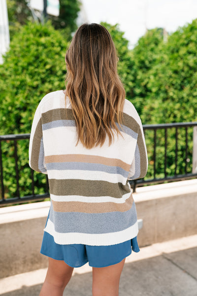 Sailor Striped Knit Top