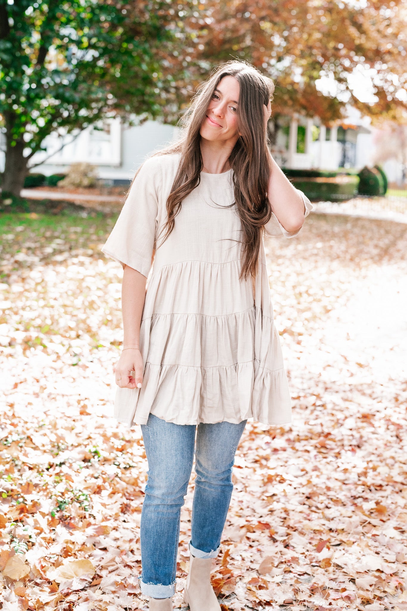 Avery Tiered Tunic Top