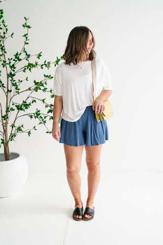 Simple Matter Pocket Front Tee - White