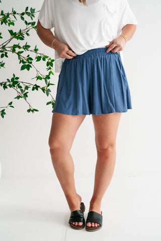 Quiet Moments Relaxed Short - Denim