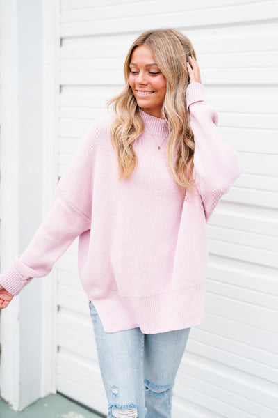 Lavender Girl Sweater Top