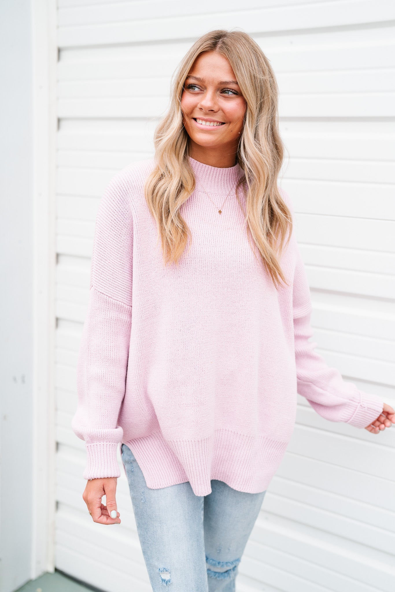 Lavender Girl Sweater Top