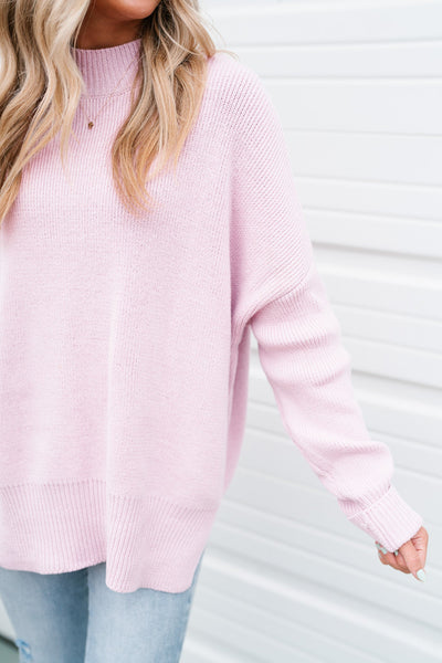 Lavender Girl Sweater Top