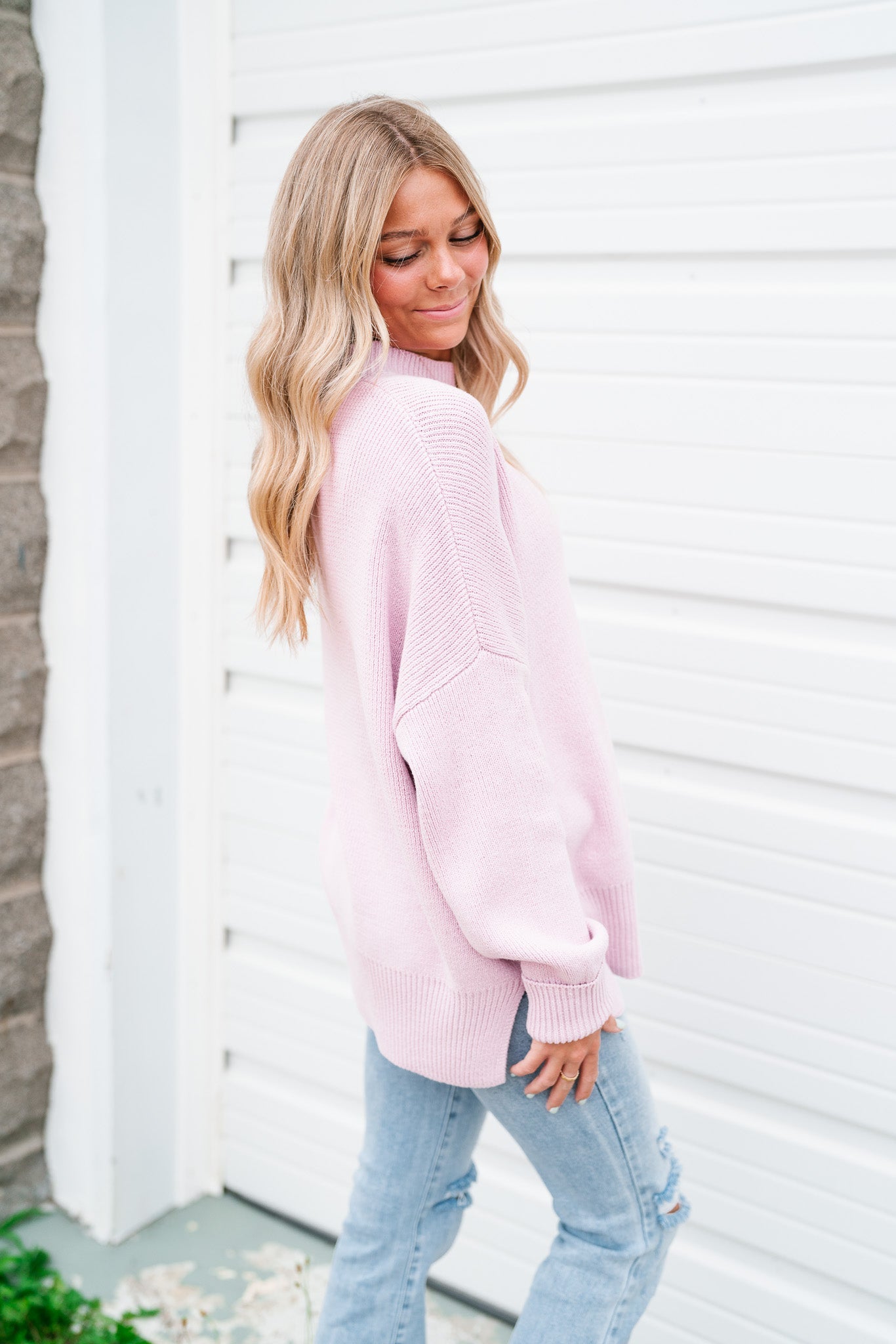 Lavender Girl Sweater Top