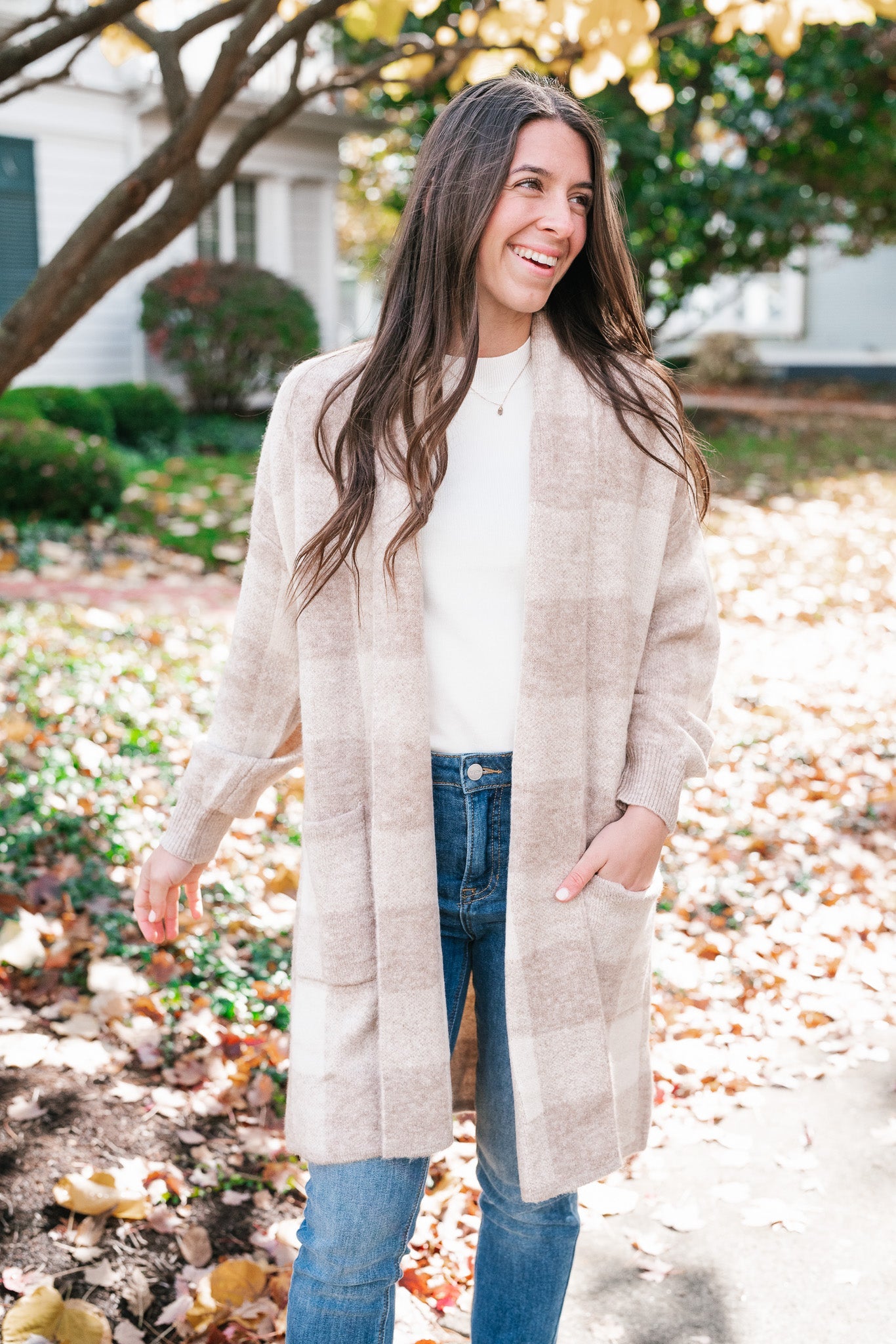 Check Yourself Buffalo Plaid Cardigan