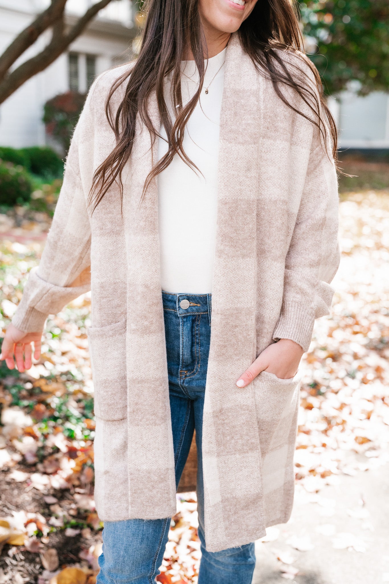 Check Yourself Buffalo Plaid Cardigan