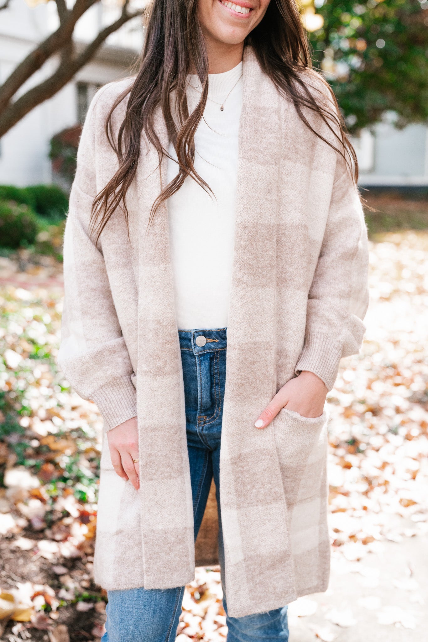 Check Yourself Buffalo Plaid Cardigan