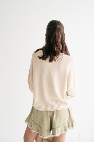 Elsie Button Down Knit Sweater top