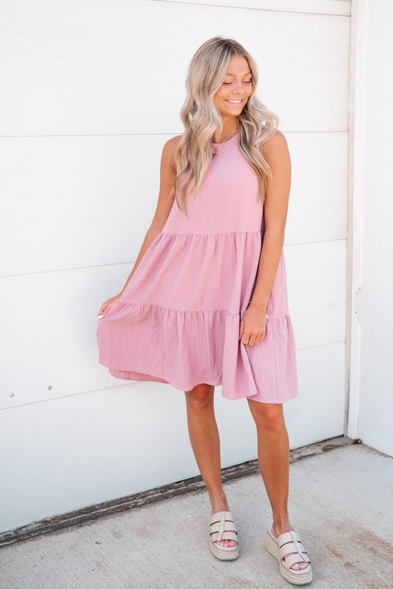 Truly Sweet Tiered Mini Dress