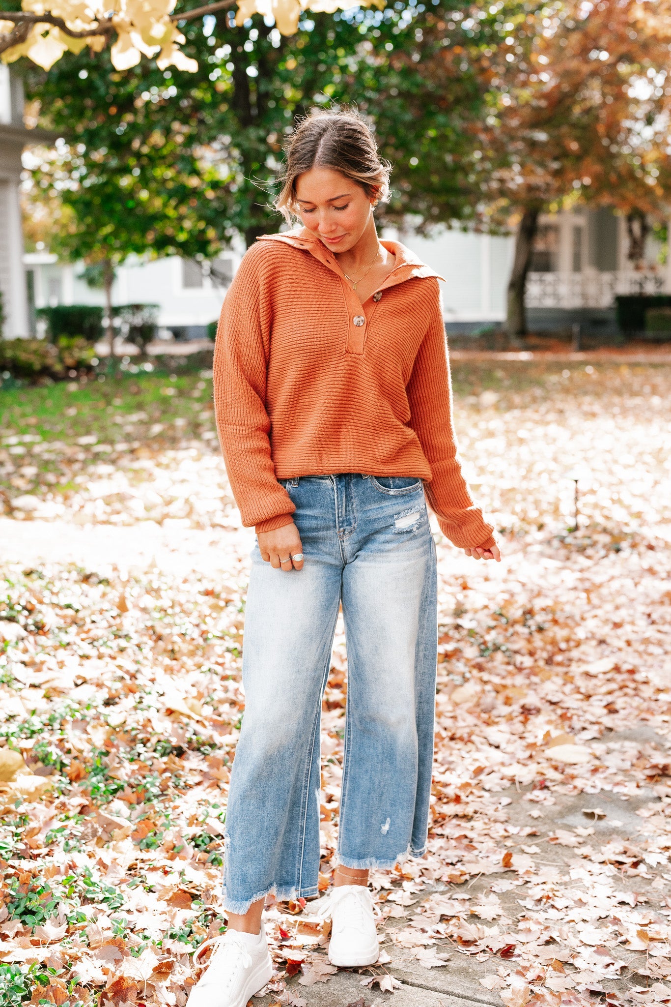 Lillian Half Button Pullover