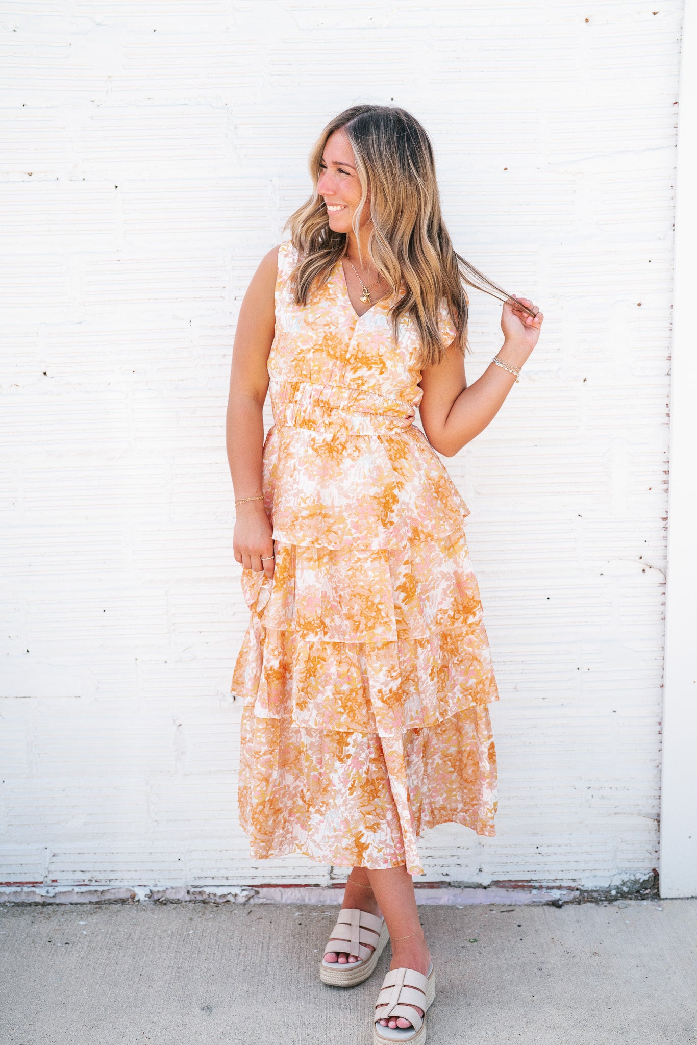 Sun Valley Ruffle Maxi Dress