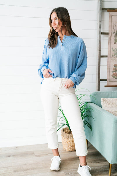 Keeping It Casual Textured Top