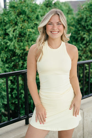 The Base Layer Tank - Soft Yellow