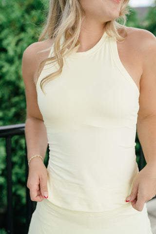 The Base Layer Tank - Soft Yellow