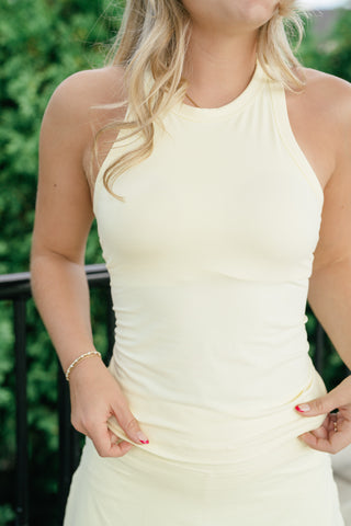 The Base Layer Tank - Soft Yellow