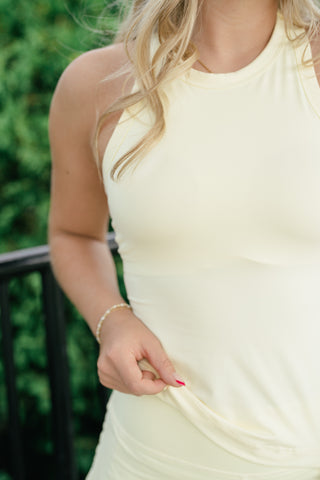 The Base Layer Tank - Soft Yellow