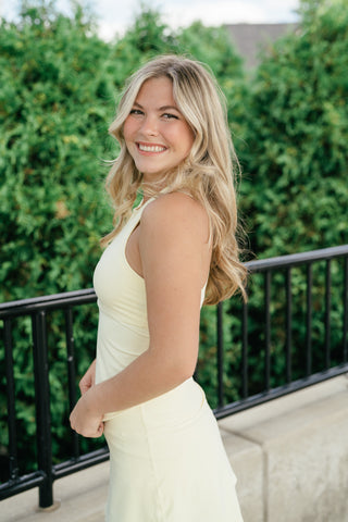 The Base Layer Tank - Soft Yellow