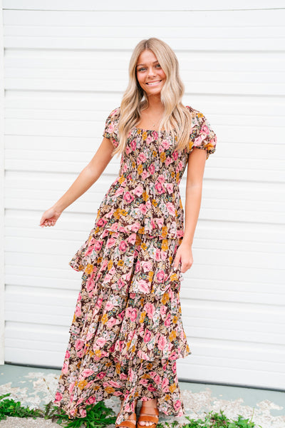 Floral Dreams Puff Sleeve Dress