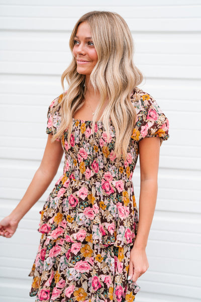 Floral Dreams Puff Sleeve Dress