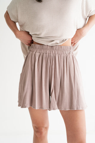 Quiet Moments Relaxed Short - Ash Mocha