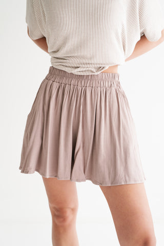 Quiet Moments Relaxed Short - Ash Mocha