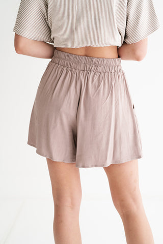 Quiet Moments Relaxed Short - Ash Mocha